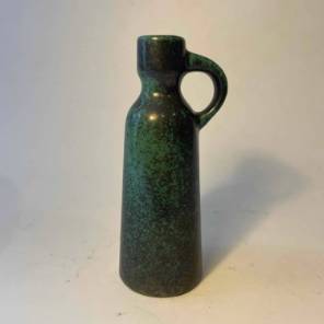 A Small Green Glazed Ceramic Vase